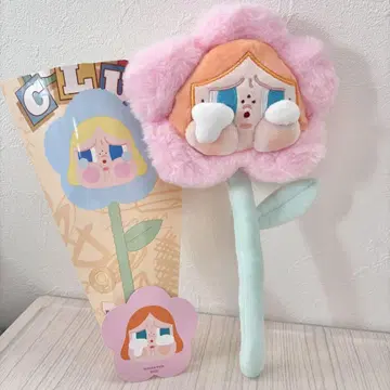 CRYBABY 봉제 인형 플라워 사쿠라 핑크