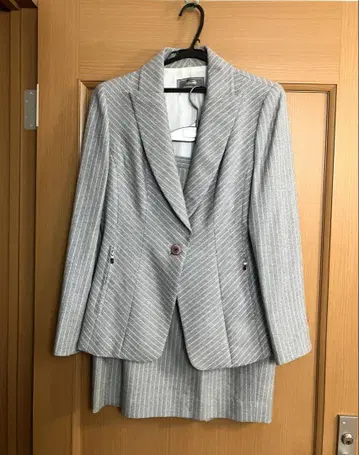 긴자 매기 실크 울 셋업