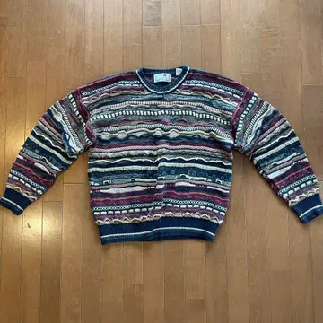 FLORENCE TRICOT 멀티 컬러 스트라이프 스웨터 L 사이즈