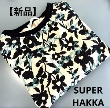 [새상품] 슈퍼 하카 SUPER HAKKA 꽃무늬 자수 티셔츠