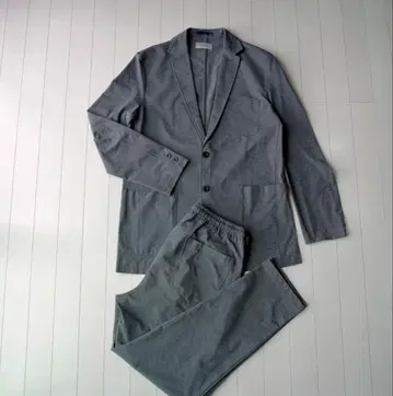 ABAHOUSE 캐주얼 수트 셋업 그레이