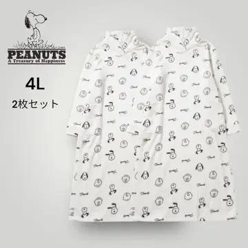 스누피 플리스 원피스 4L 2장 세트 파자마