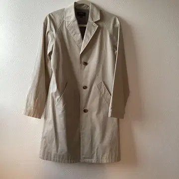 A.P.C. 베이지 롱 코트 36