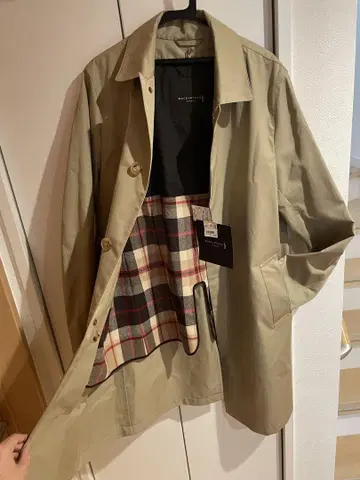 MACKINTOSH 베이지 스텐카라 코트 택 포함 미사용 새상품