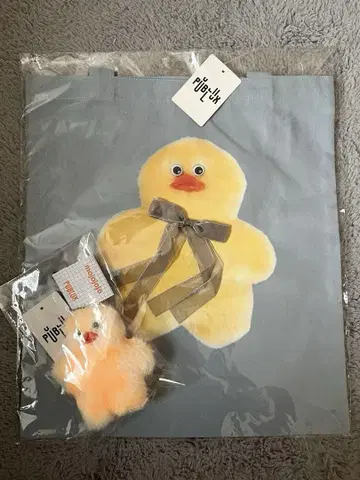 mojojojo 리본 포함 토트백 봉제 인형 참 병아리 2세트