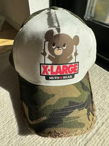 X-LARGE MUTO BEAR 카모플라쥬 캡 무토 베어