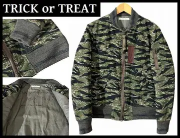명작 트릭 오어 트리트 MA-1 카모플라쥬 타이거 카모 충전솜 자켓 M