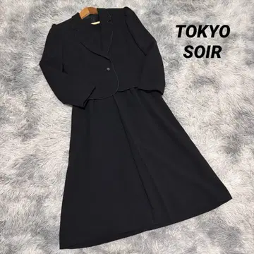 [ 새상품급 ] TOKYO SOIR 수트 셋업 관혼상제 블랙 7호 2피스