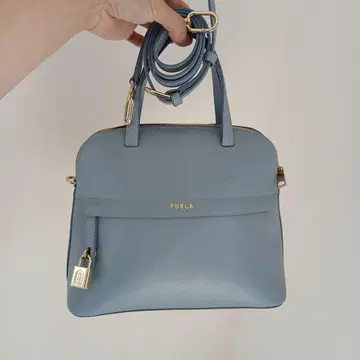 새상품 FURLA 라이트 블루 핸드백