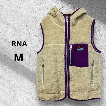 RNA 플리스 베스트 M 보라색 퍼플 베이지