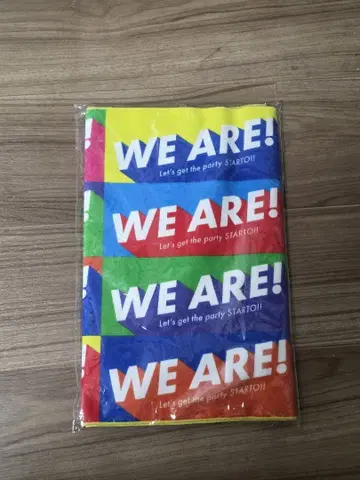 [ 프로필 필독 ] WE ARE! 컬러풀 타월 미개봉