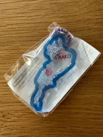 비와코 아크릴 키링 발바닥