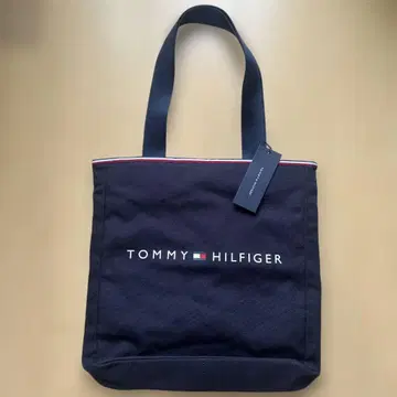 TOMMY HILFIGER 네이비 토트백