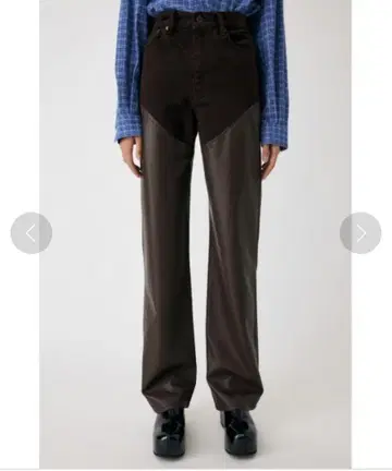 moussy f/leather combi straight