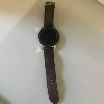 Galaxy Watch 가죽 브라운 밴딩