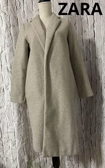 ZARA 체스터 코트 M 오픈 프론트