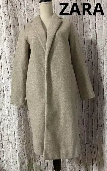 ZARA 체스터 코트 M 오픈 프론트
