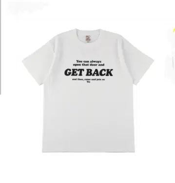 유즈 GETBACK 토비라 티셔츠 M