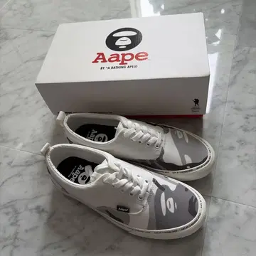 Aape 스니커즈 화이트/그레이