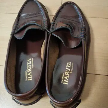 HARUTA 다크 브라운 로퍼