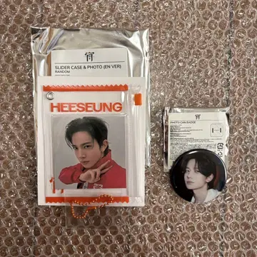ENHYPEN HEESEUNG 슬라이더 케이스 & 캔뱃지