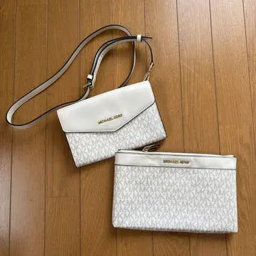MICHAEL KORS 숄더백 파우치 화이트