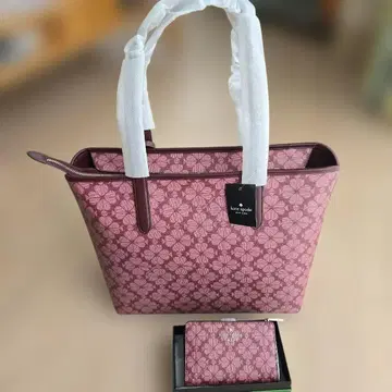 Kate Spade 스페이드 플라워 토트백과 지갑 세트