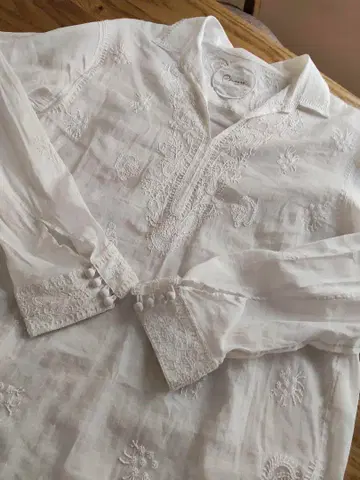 Pheeta(피타) 자수 블라우스 유나이티드 애로우즈 Bshop 누키테파