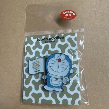 오사카 간사이 만박 도라에몽 핀 배지 일본관 파빌리온