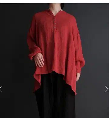 suzuki takayuki gauze pullover blouse