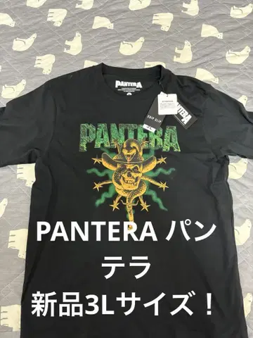 새상품 3L! PANTERA 판테라 T셔츠 블랙