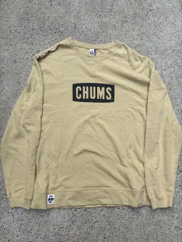 CHUMS 로고 브러시드 L/S 티셔츠 사이즈 XL