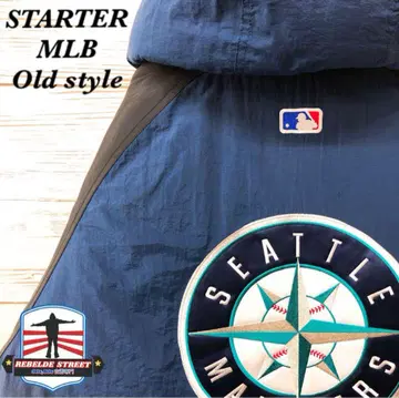 스타터 STARTER MLB 하프 지퍼 나일론 자켓