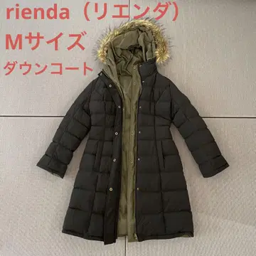 rienda 리엔다 M 사이즈 다운 코트 블랙 여성용