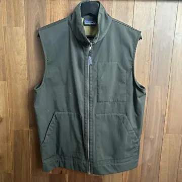patagonia 코듀로이 베스트 올리브 그린 베스트 USA제 S