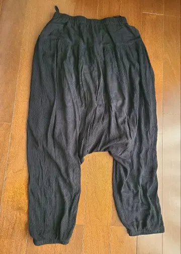 블랙 사루엘 팬츠