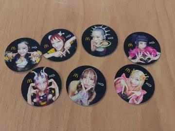 XG 맥도날드 스티커 7개 세트