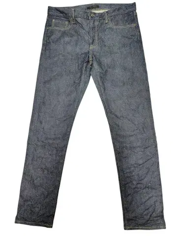UNIQLO 다크 블루 스트레이트 데님 35인치