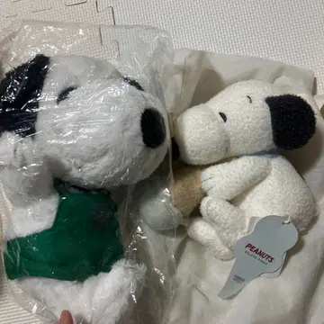 타임세일 2점 미사용 새상품 스누피 봉제 인형 제라토피케