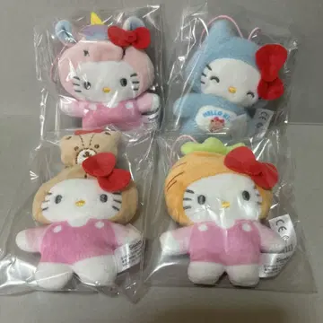 헬로키티 봉제 인형 4체 세트