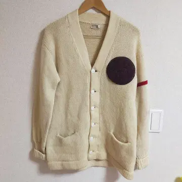 SALEM RUBBER 50s~60s 빈티지 레터드 가디건