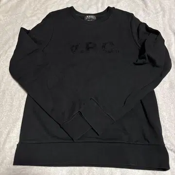A.P.C. 블랙 맨투맨 S 사이즈