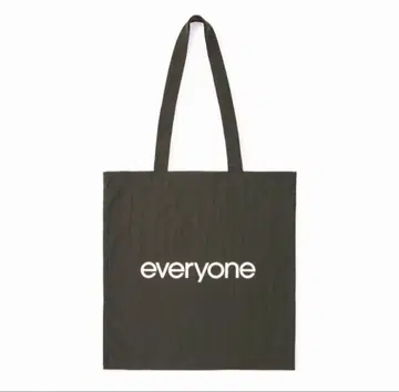 everyone 나일론 로고 토트백 올리브