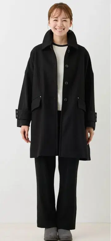 Mackintosh 햄비 블랙 코트 사이즈 4 새상품급