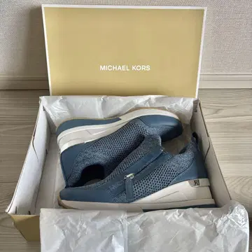 MICHAEL KORS 웨지 니트 스니커즈 22.5cm