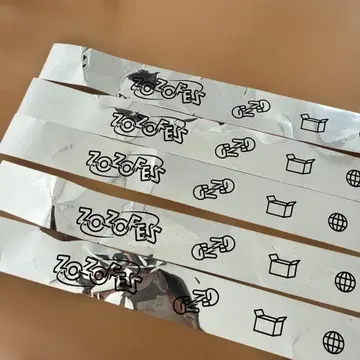 ZOZO 페스티벌 은색 테이프 5개