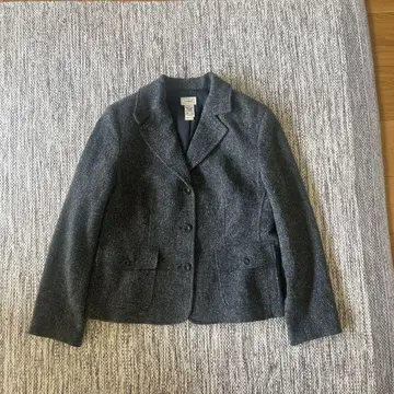 L.L.Bean 여성용 실크 혼방 울 자켓
