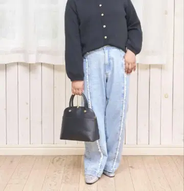 프린지 데님 팬츠 시마무라 hina 콜라보