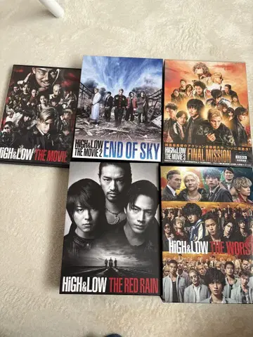 HIGH&LOW DVD 블루레이 세트