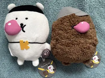 나가노 캐릭터 DJ 곰 래퍼 두더지 고로케 봉제 인형
